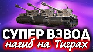 Превью: АДСКИЙ НАГИБ НА ТИГРАХ ☀ Взвод уничтожает рандом